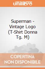 Superman - Vintage Logo (T-Shirt Donna Tg. M) gioco