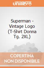 Superman - Vintage Logo (T-Shirt Donna Tg. 2XL) gioco