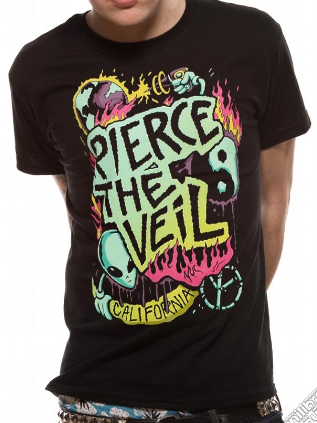 Pierce The Veil - Alien (T-Shirt Unisex Tg. M) gioco