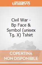 Civil War - Bp Face & Symbol (unisex Tg. X) Tshirt gioco