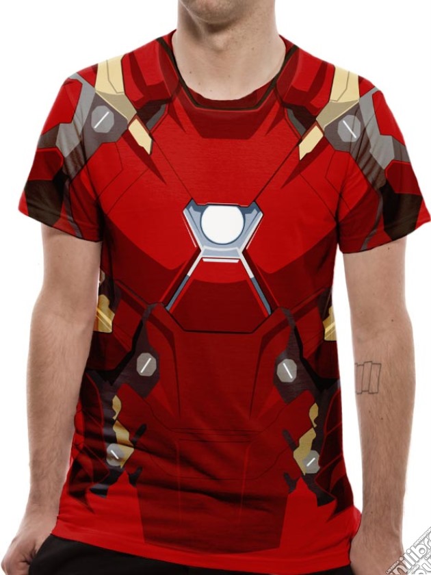 Civil War - Iron Man Suit Costume (unisex Tg. M) Tshirt gioco