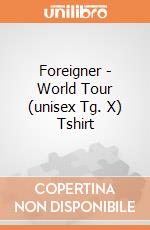 Foreigner - World Tour (unisex Tg. X) Tshirt gioco