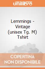 Lemmings - Vintage (unisex Tg. M) Tshirt gioco