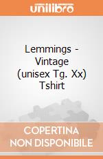 Lemmings - Vintage (unisex Tg. Xx) Tshirt gioco