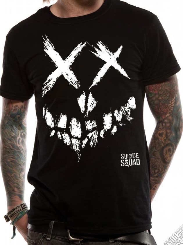 Suicide Squad - Skull (unisex Tg. S) Tshirt gioco