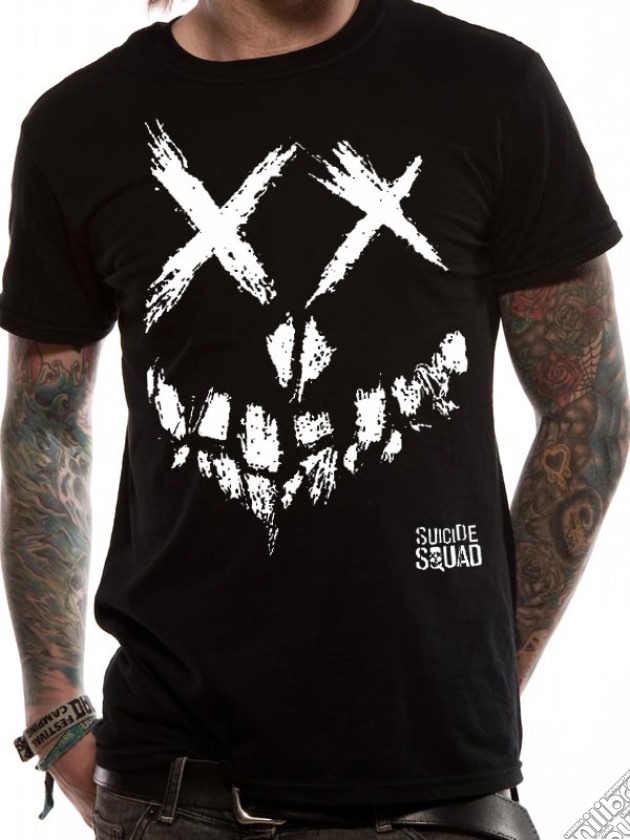 Suicide Squad - Skull (unisex Tg. Xx) Tshirt gioco