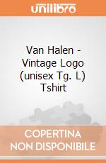 Van Halen - Vintage Logo (unisex Tg. L) Tshirt gioco
