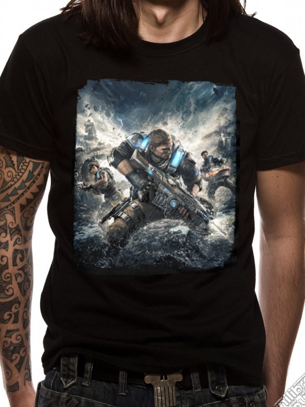 Gears Of War 4 - Cover (T-Shirt Unisex Tg. L) gioco