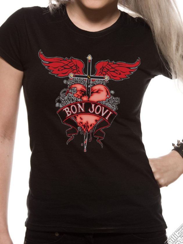 Bon Jovi - Heart & Dagger (T-Shirt Donna Tg. L) gioco