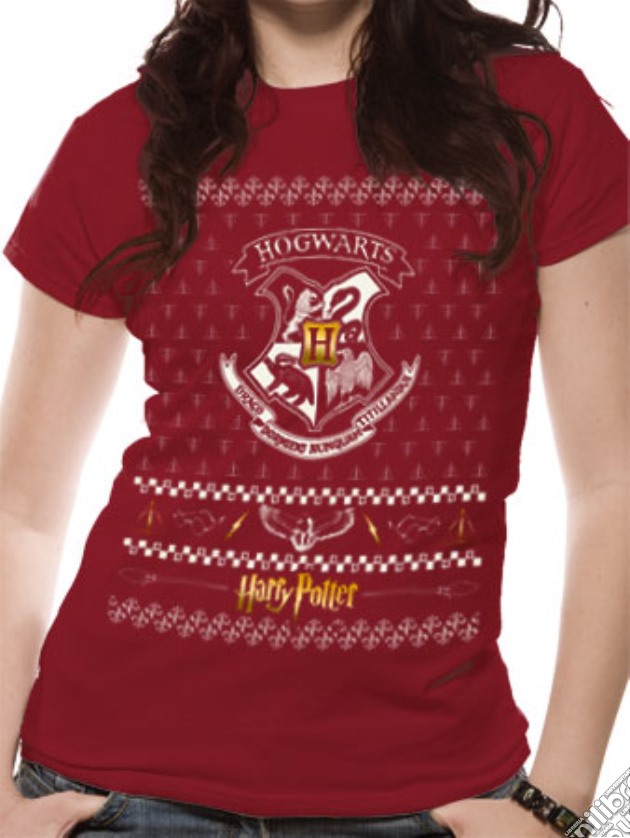 Harry Potter - Xmas Crest (T-Shirt Unisex Tg. S) gioco di CID