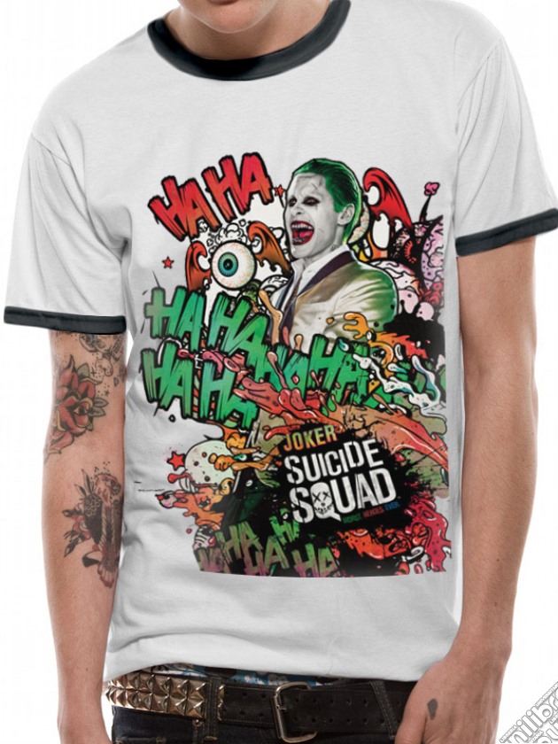 Suicide Squad - Grafitti Joker (T-Shirt Unisex Tg. S) gioco