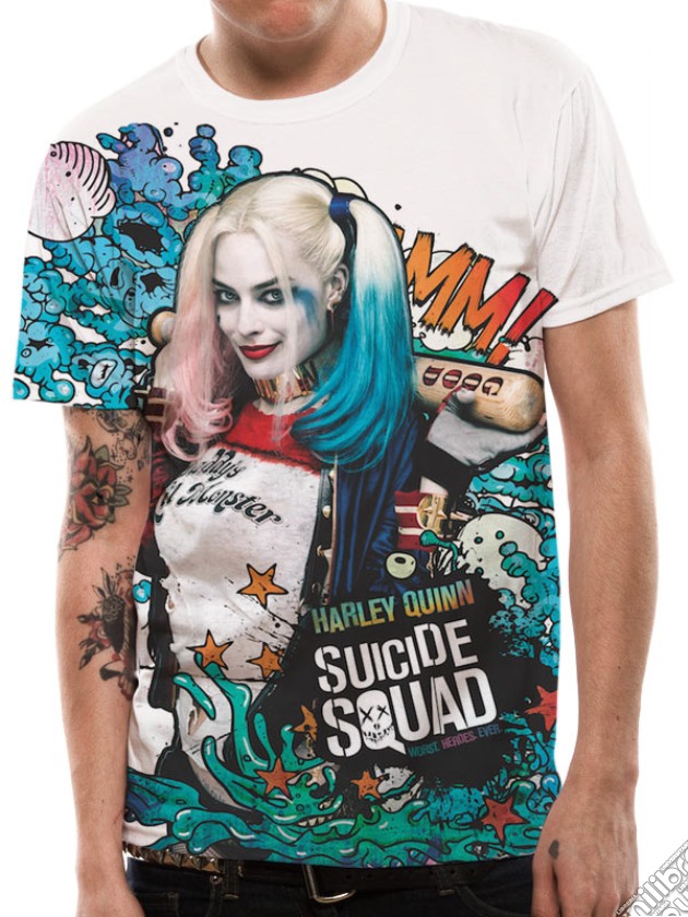 Suicide Squad - Graffiti (T-Shirt Unisex Tg. L) gioco di CID