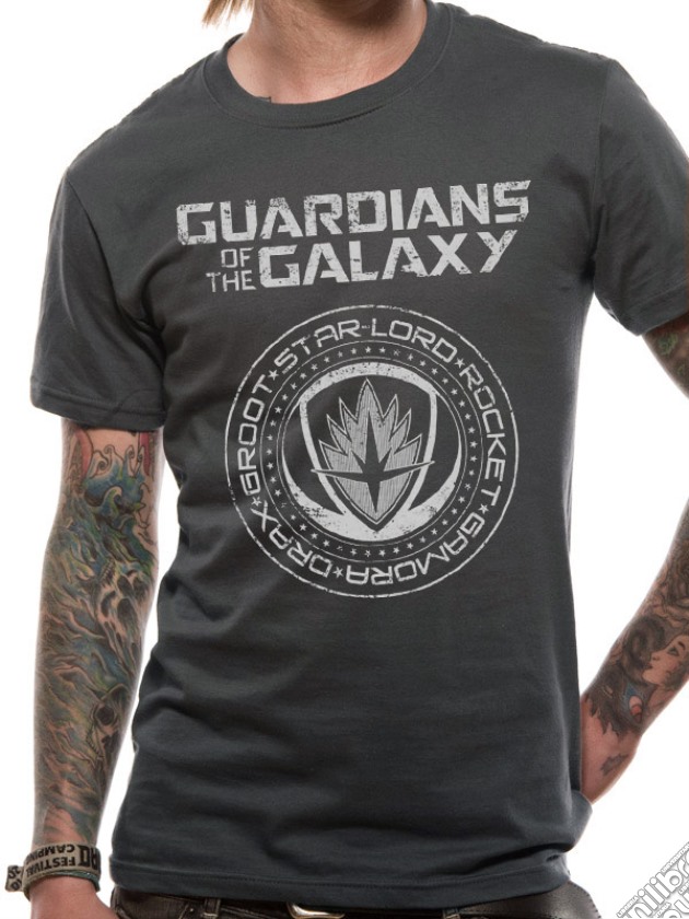 Guardians Of The Galaxy 2.0 - Crest (T-Shirt Unisex Tg. 2Xl) gioco di CID