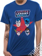 Justice League - 4 Faces (T-Shirt Unisex Tg. S) gioco di CID