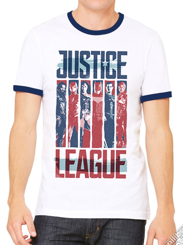 Justice League Movie - Strips (T-Shirt Unisex Tg. S) gioco