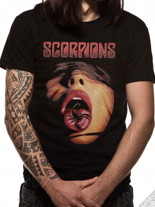 Scorpions - Tongue (T-Shirt Unisex Tg. M) gioco di CID