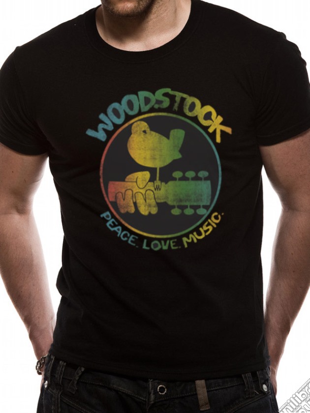 Woodstock - Colour Logo (T-Shirt Unisex Tg. S) gioco