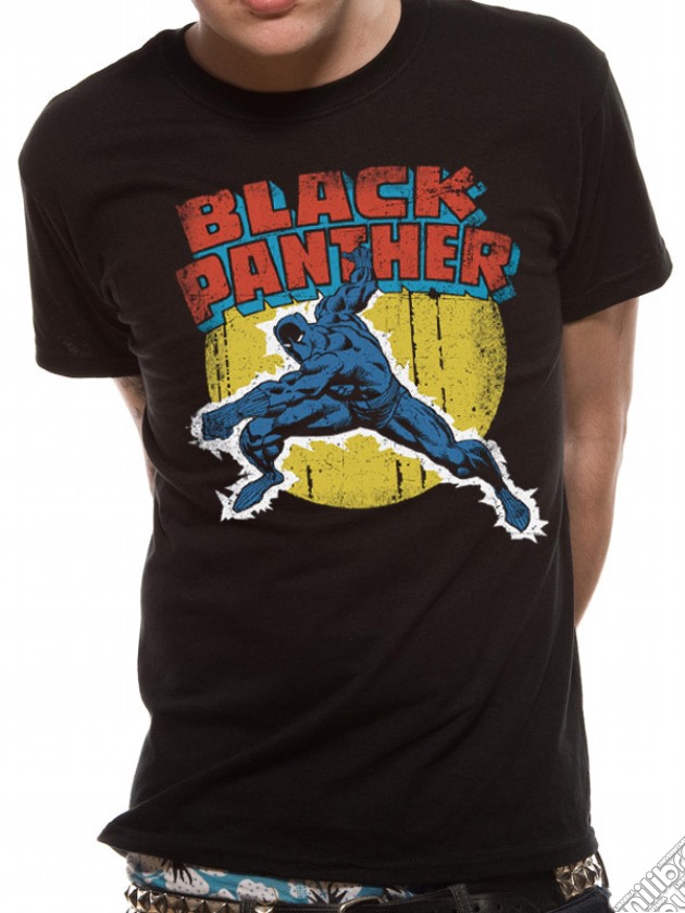 Marvel Comics - Vintage Black Panther (T-Shirt Unisex Tg. 2XL) gioco di CID