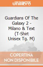 Guardians Of The Galaxy 2 - Milano & Text (T-Shirt Unisex Tg. M) gioco