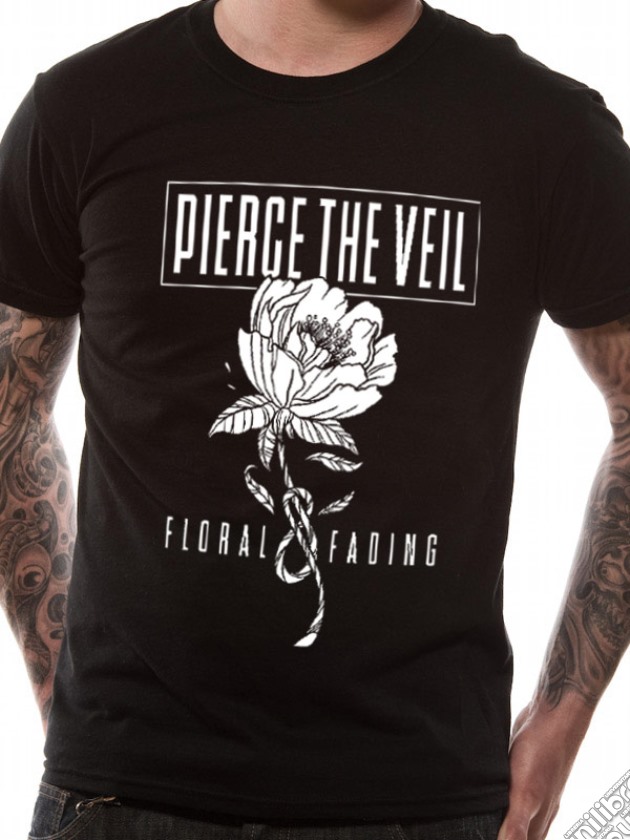 Pierce The Veil - Floral And Fading (T-Shirt Unisex Tg. M) gioco