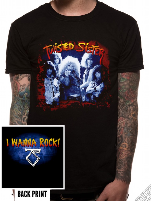 Twisted Sister - I Wanna Rock (T-Shirt Unisex Tg. S) gioco di CID