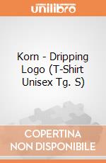 Korn - Dripping Logo (T-Shirt Unisex Tg. S) gioco di CID