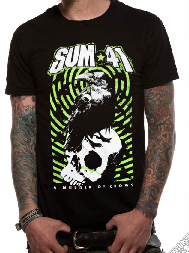Sum 41 - Crow (T-Shirt Unisex Tg. L) gioco di CID