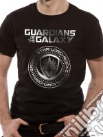 Marvel: Guardians Of The Galaxy - 2: Crest Silver Foil (T-Shirt Unisex Tg. S)
