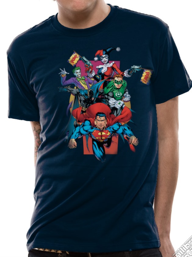 Justice League - Pow (T-Shirt Unisex Tg. S) gioco