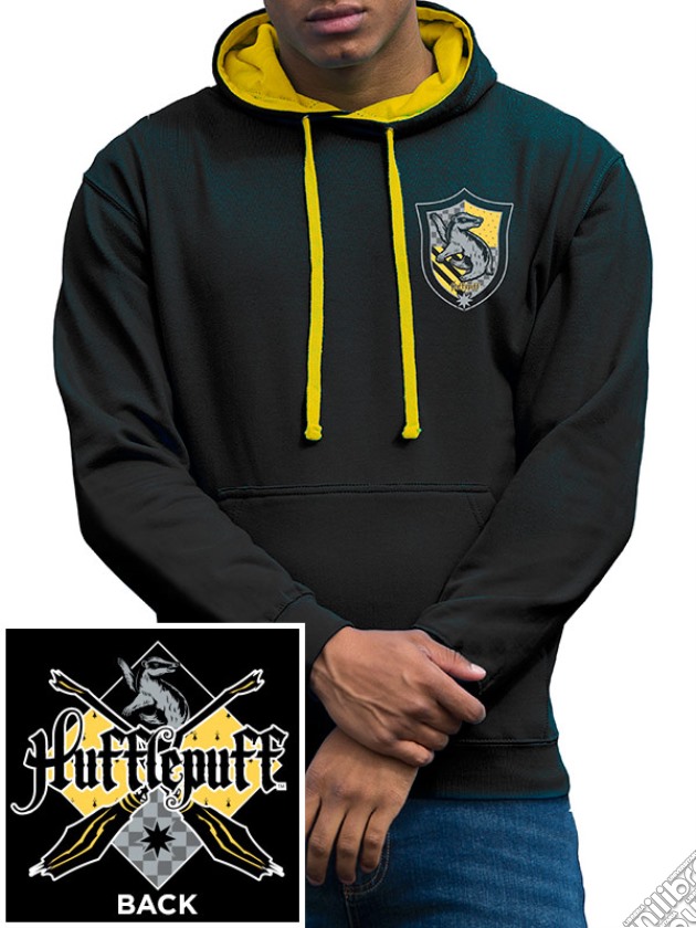 Harry Potter - House Hufflepuff Varsity (Felpa Con Cappuccio Unisex Tg. 2Xl) gioco di CID