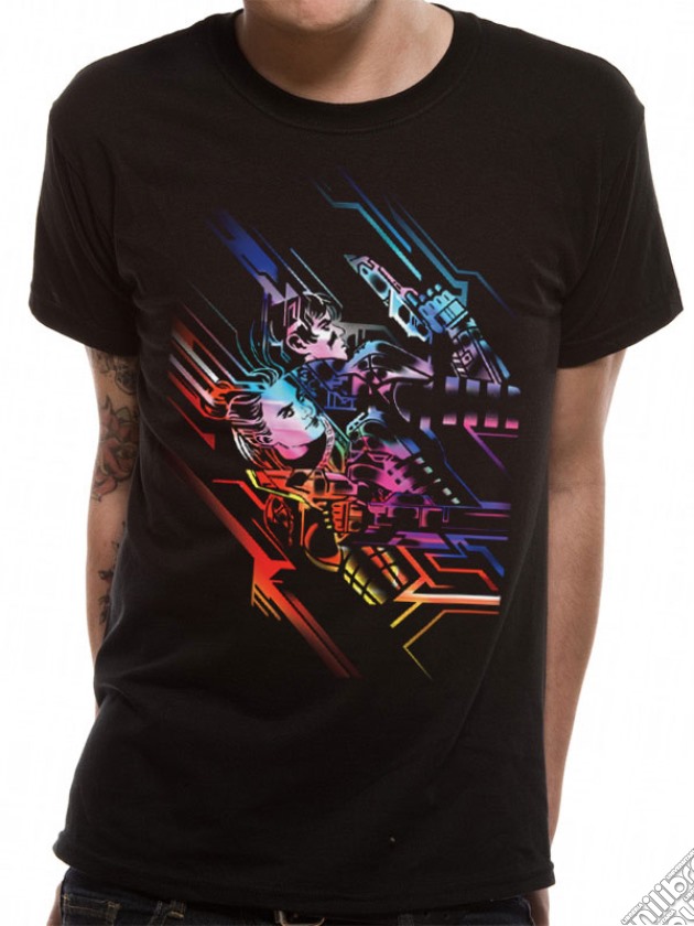 Valerian - Neon Poster (T-Shirt Unisex Tg. S) gioco di Neca