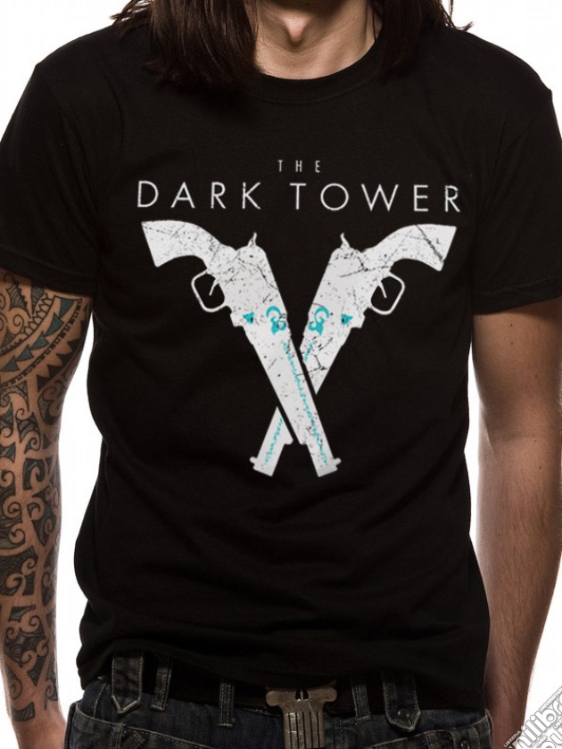 Dark Tower - Pistols (T-Shirt Unisex Tg. S) gioco
