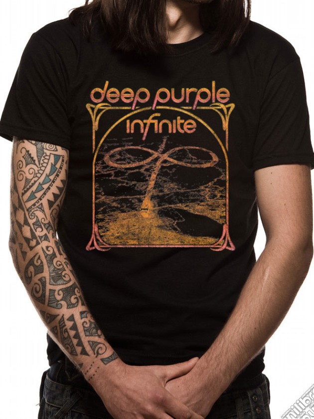 Deep Purple - Multi Colour Logo (T-Shirt Unisex Tg. S) gioco