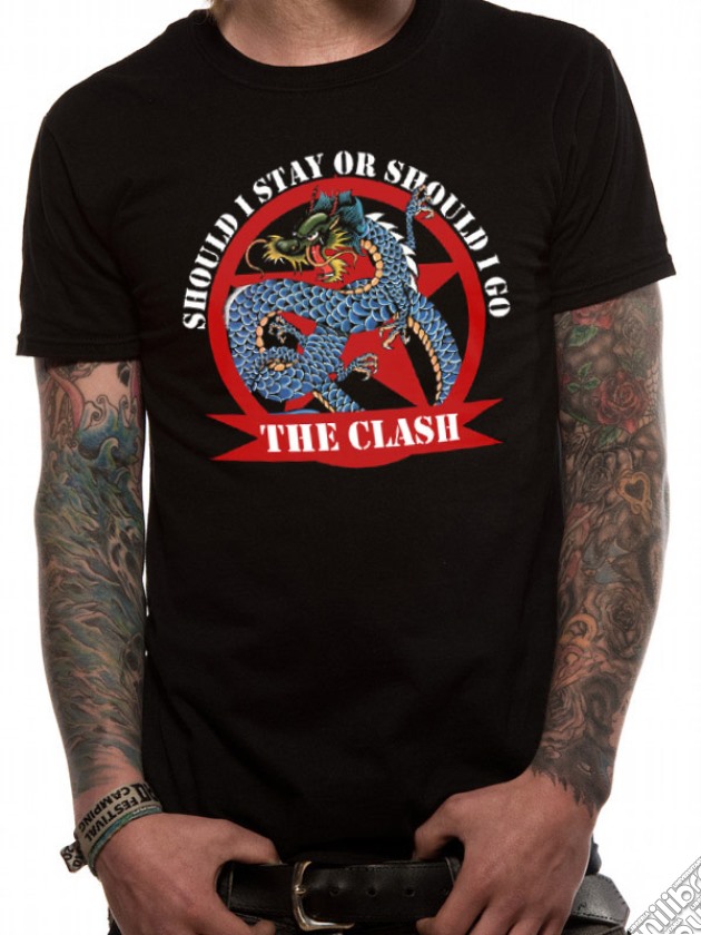 Clash (The) - Should I Stay Dragon (T-Shirt Unisex Tg. S) gioco di CID