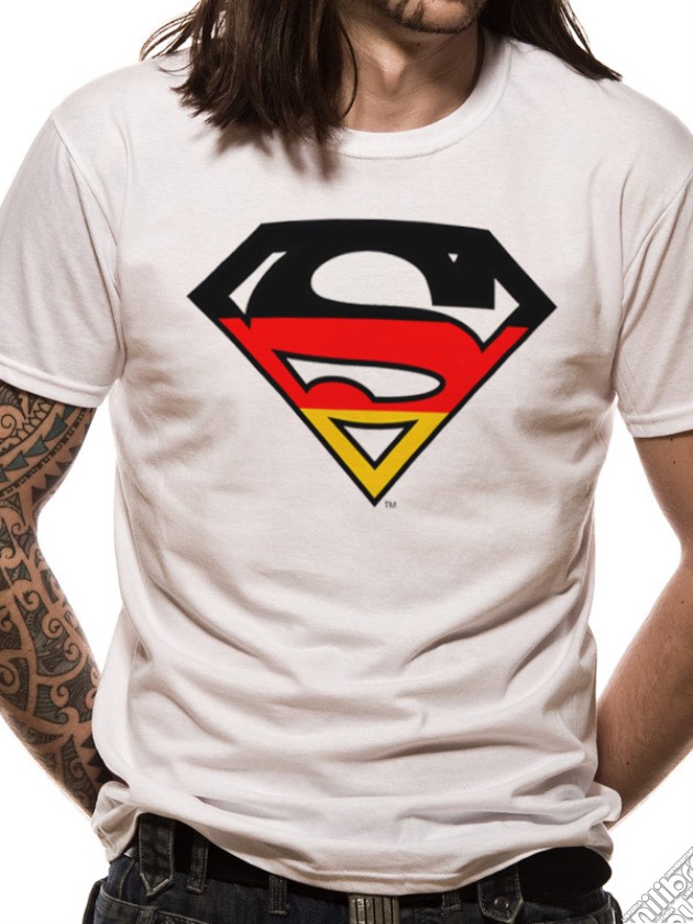 Superman - German Flag (T-Shirt Unisex Tg. S) gioco di CID