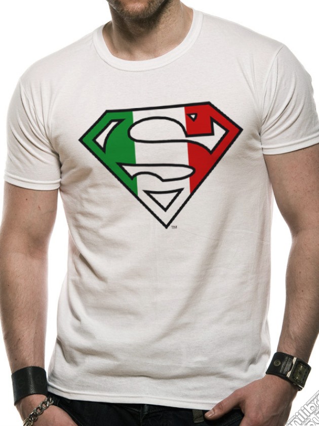 Superman - Italian Flag (T-Shirt Unisex Tg. S) gioco di CID