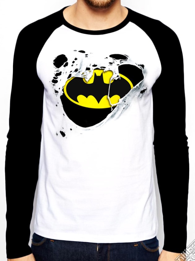 Batman - Torn Logo (T-Shirt Unisex Tg. S) gioco di CID