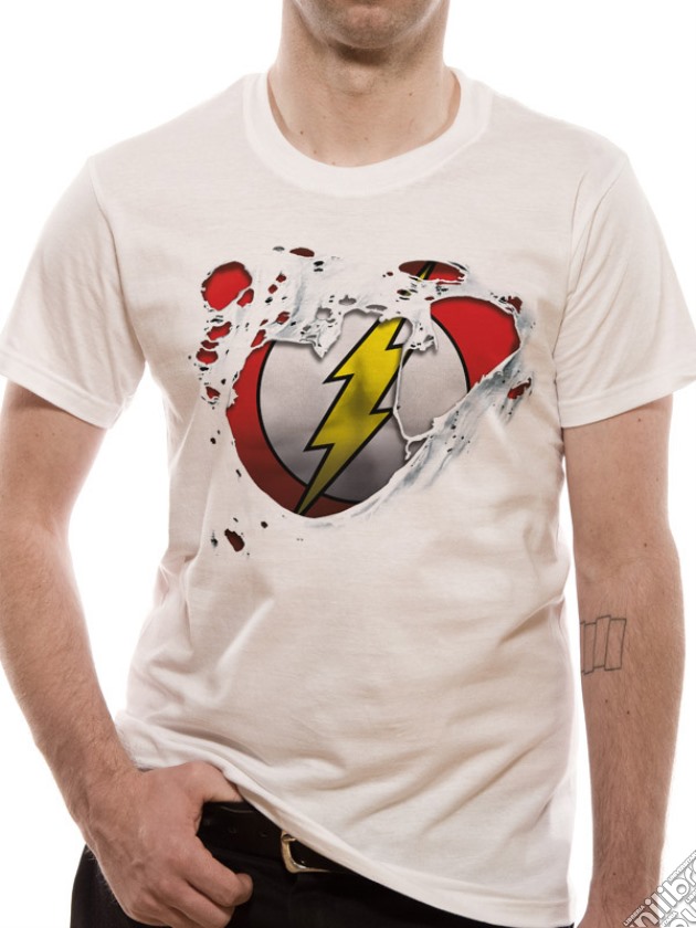 The Flash - Torn Logo (T-Shirt Unisex Tg. S) gioco di CID