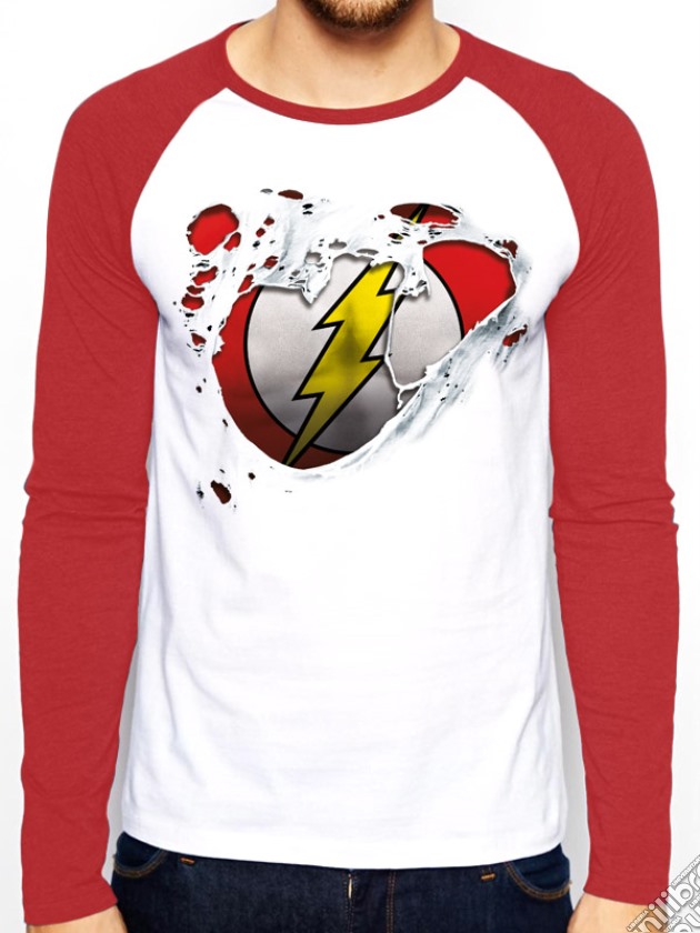 The Flash - Torn Logo (T-Shirt Unisex Tg. S) gioco di CID