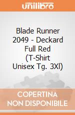 Blade Runner 2049 - Deckard Full Red (T-Shirt Unisex Tg. 3Xl) gioco