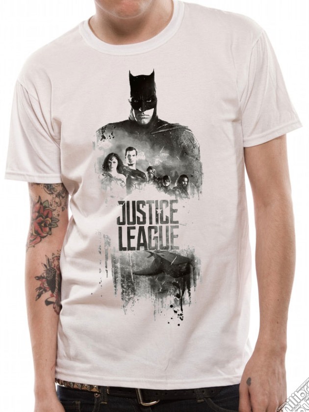 Justice League Movie - Batman Silhouette (T-Shirt Unisex Tg. S) gioco