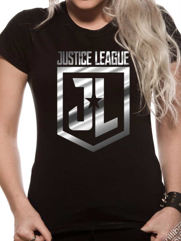 Dc Comics: Justice League - Foil Logo (T-Shirt Donna Tg. S) gioco