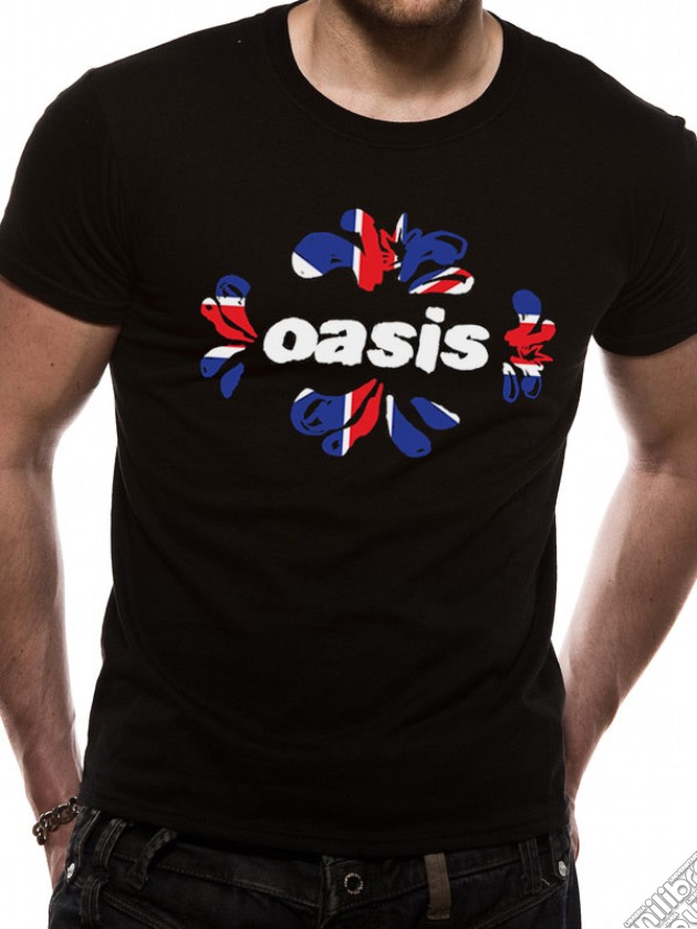 Oasis - Union Jack (T-Shirt Unisex Tg. S) gioco