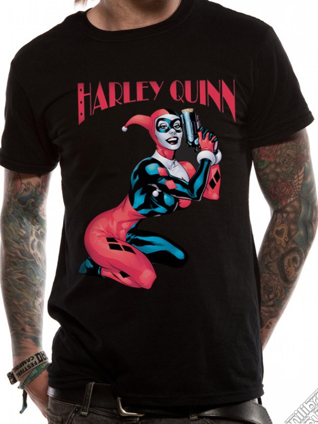 Batman - Harley Quinn Gun (T-Shirt Unisex Tg. S) gioco