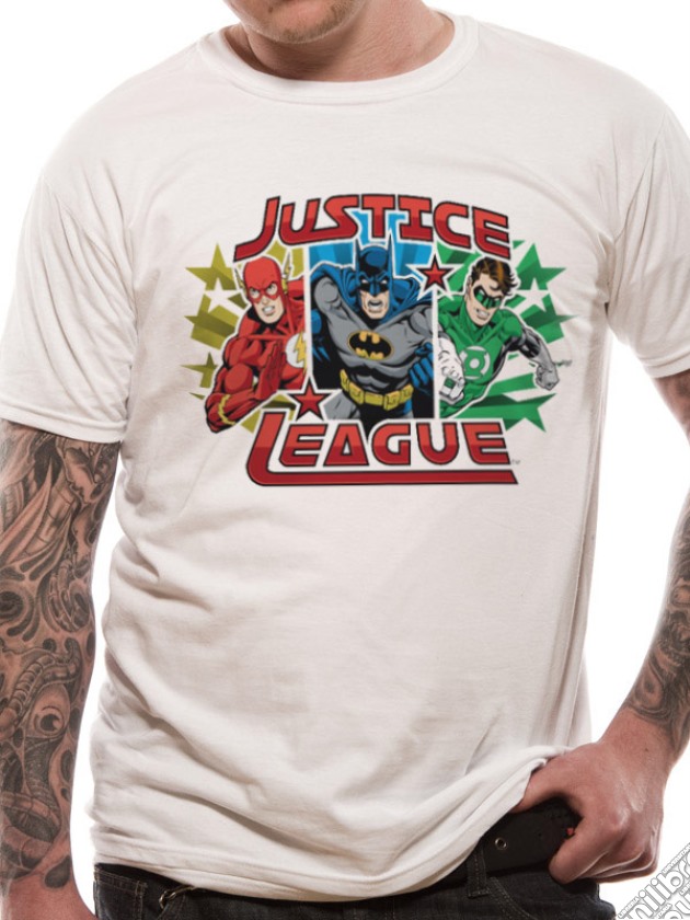 Justice League - Trio (T-Shirt Unisex Tg. L) gioco