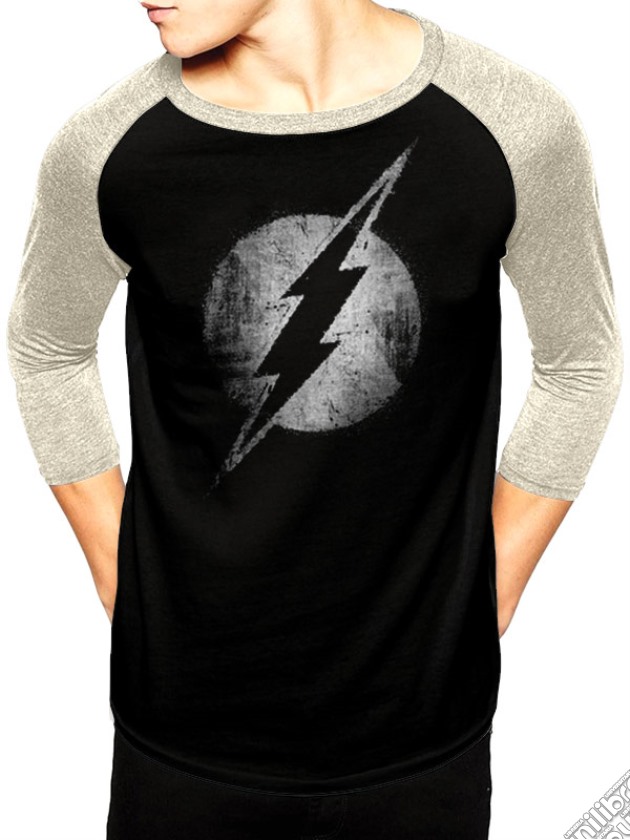 Dc Originals - Flash Logo Mono Distressed (T-Shirt Unisex Tg. L) gioco di CID