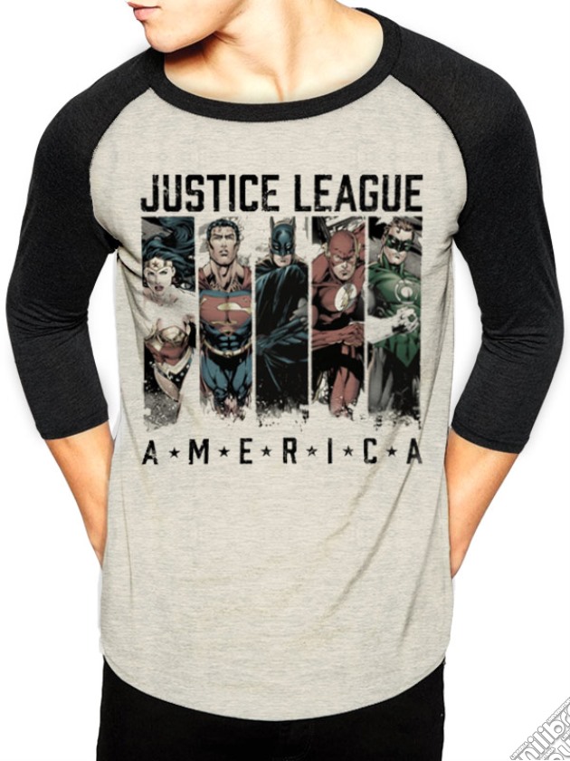 Justice League - America (T-Shirt Unisex Tg. L) gioco di CID