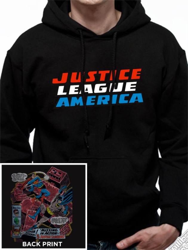 Justice League - Comic (Felpa Con Cappuccio Unisex Tg. S) gioco di CID
