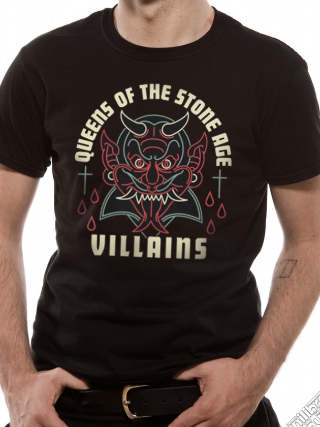 Queens Of The Stone Age - Villain (T-Shirt Unisex Tg. L) gioco di CID