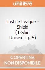 Justice League - Shield (T-Shirt Unisex Tg. S) gioco